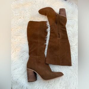 Steve Madden Brown Tilly Tall Heeled Boot Sz 8.5